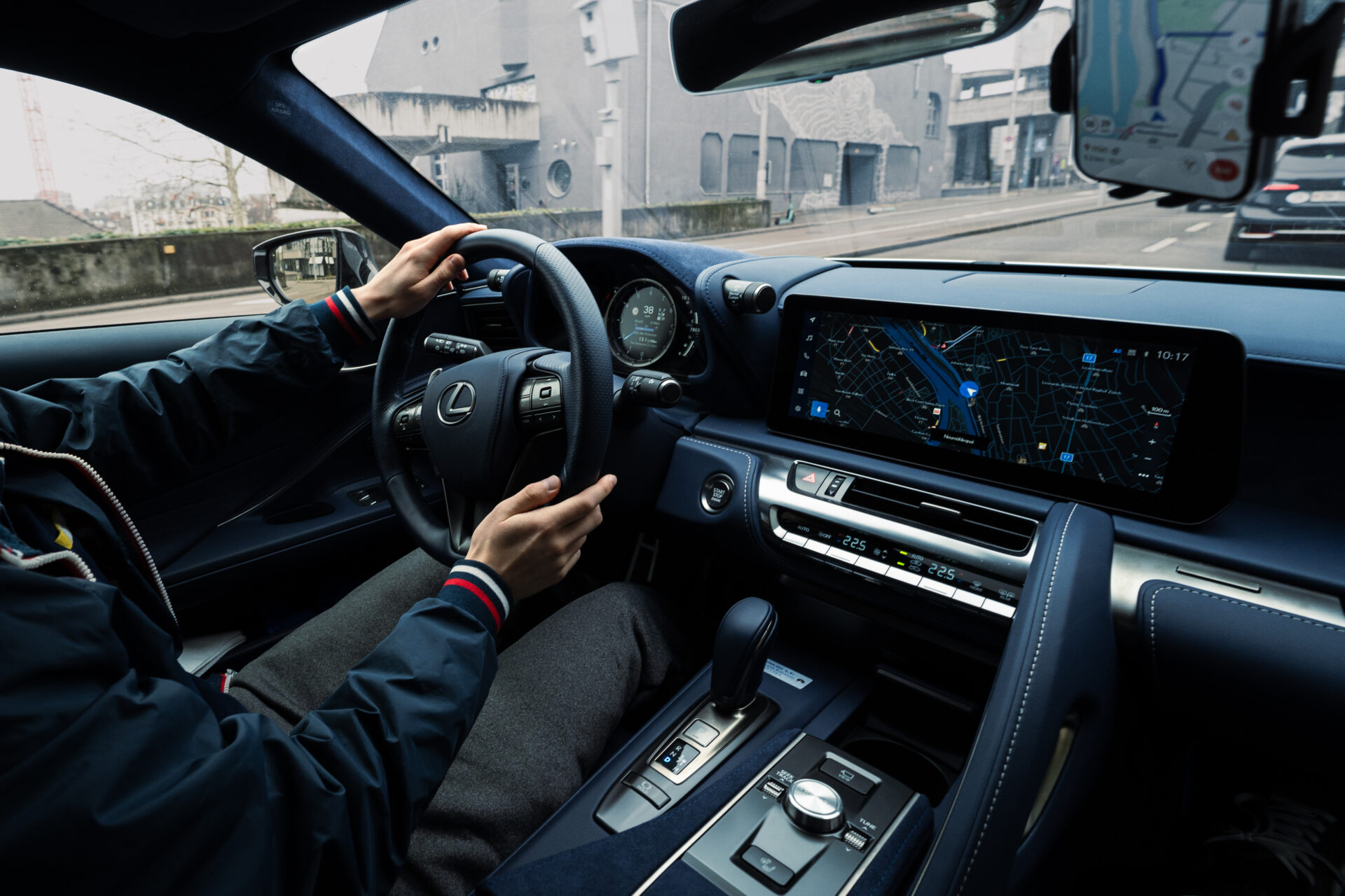 Luxurious interior of a Lexus LC500 Ultimate Edition