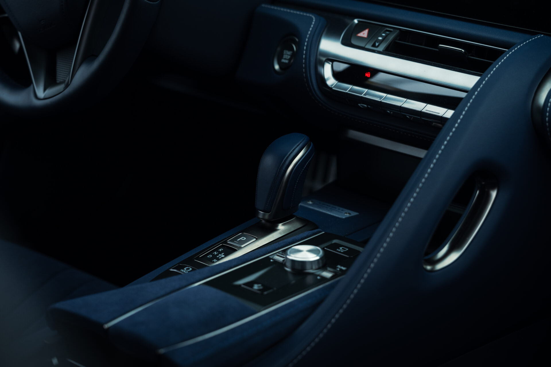 Luxurious interior of a Lexus LC500 Ultimate Edition