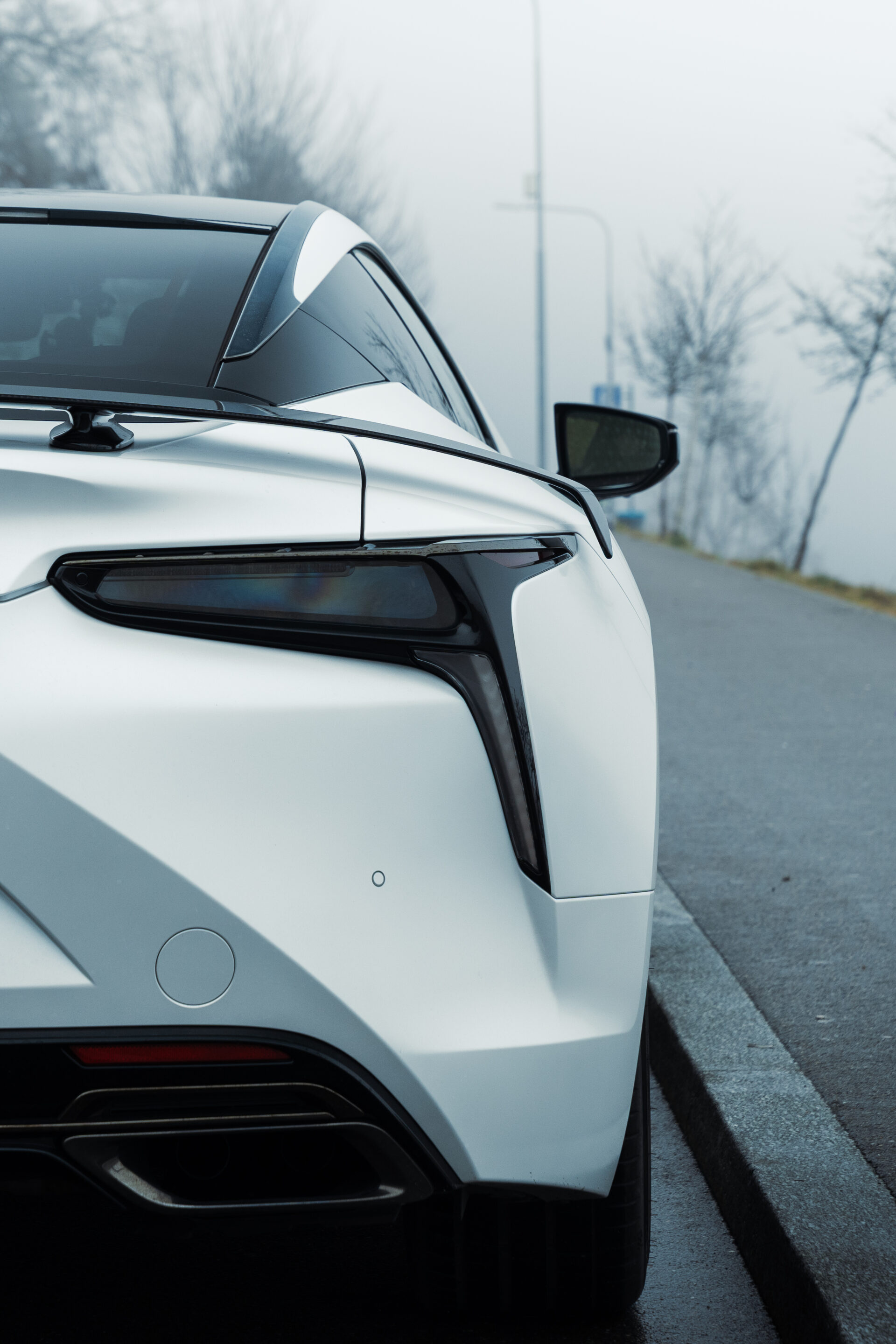 Rear lights of a Lexus LC500 Ultimate Edition